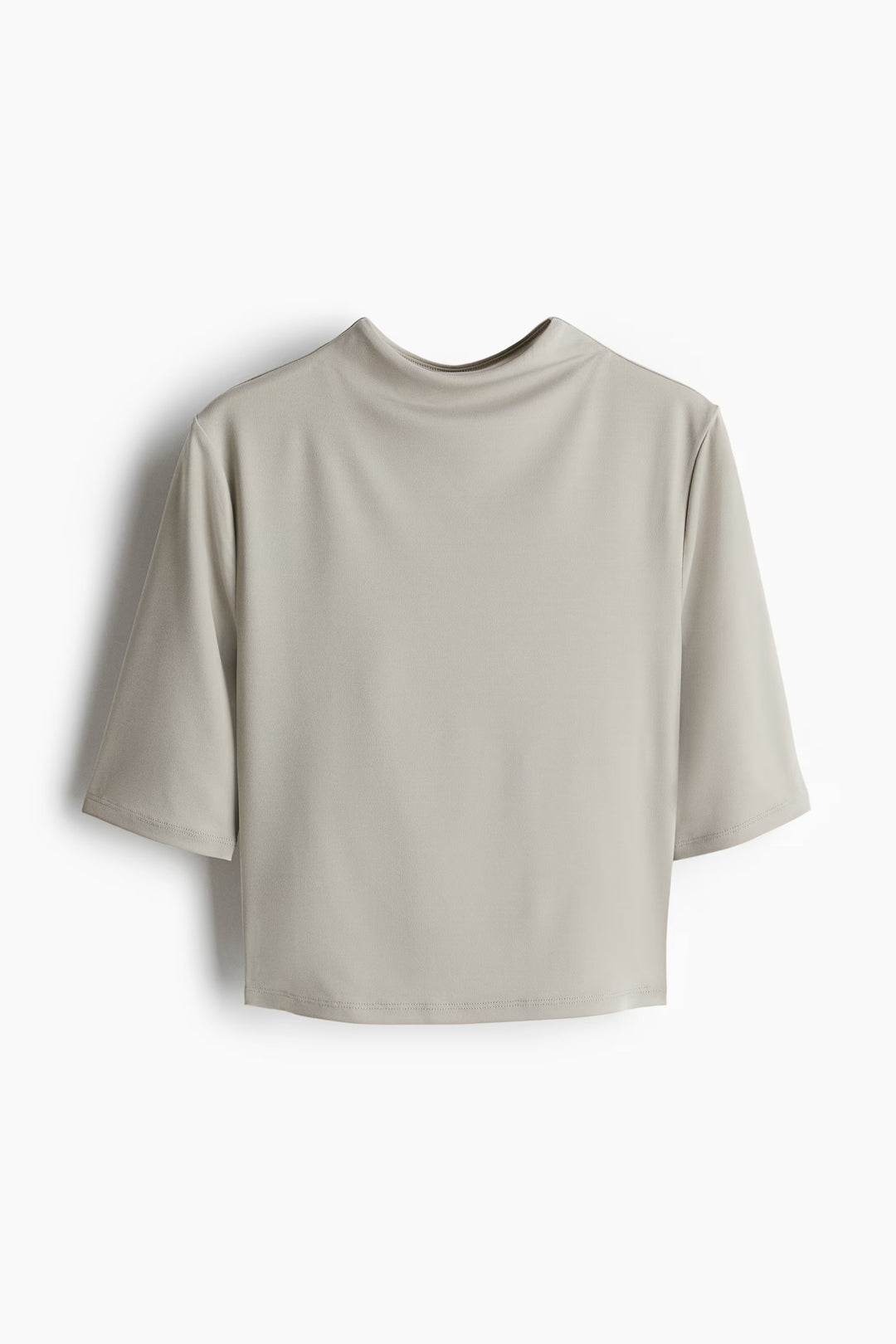 H&M Microfiber Mock Turtleneck Top