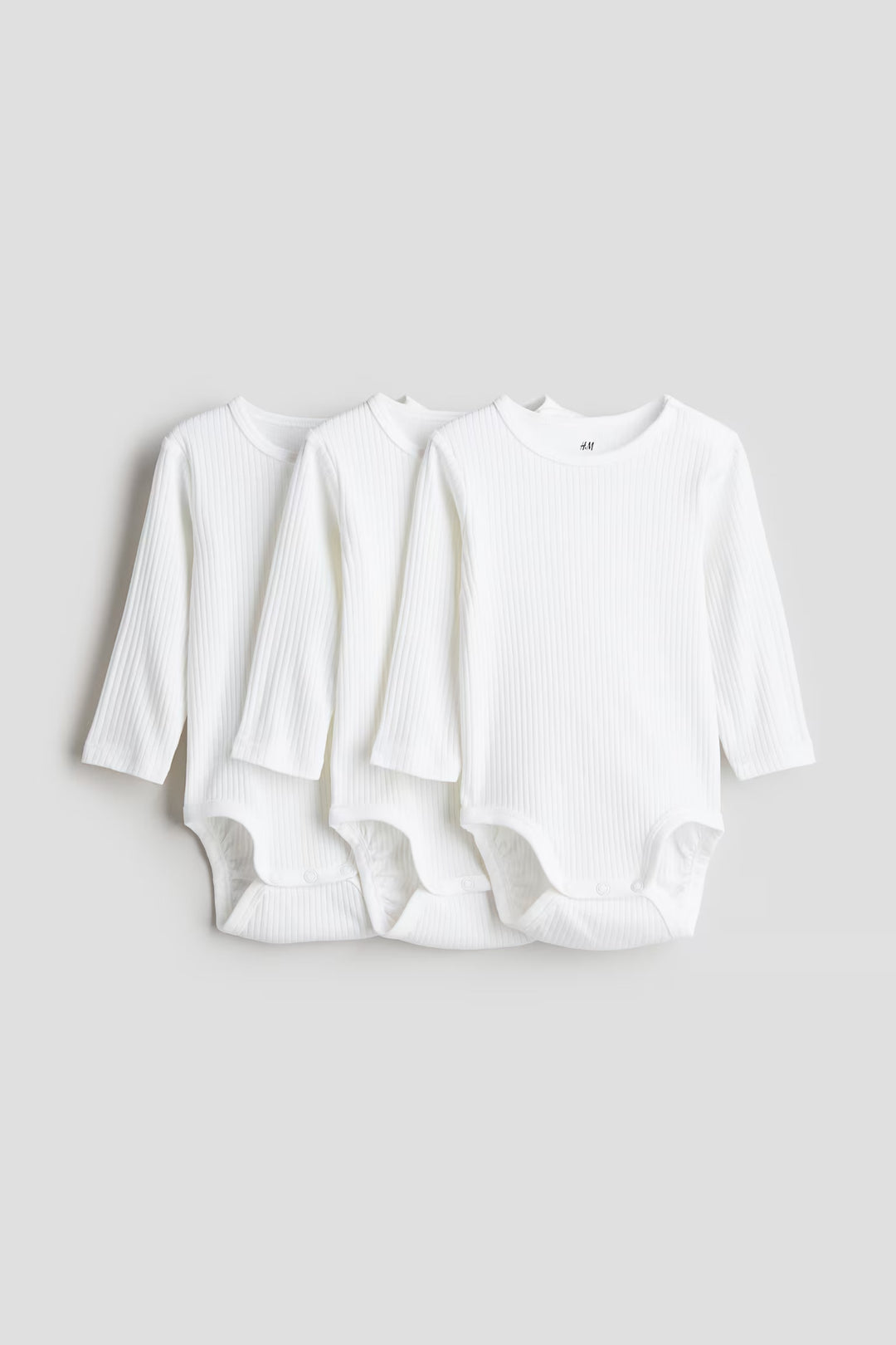 H&M 3-pack Ribbed Bodysuits