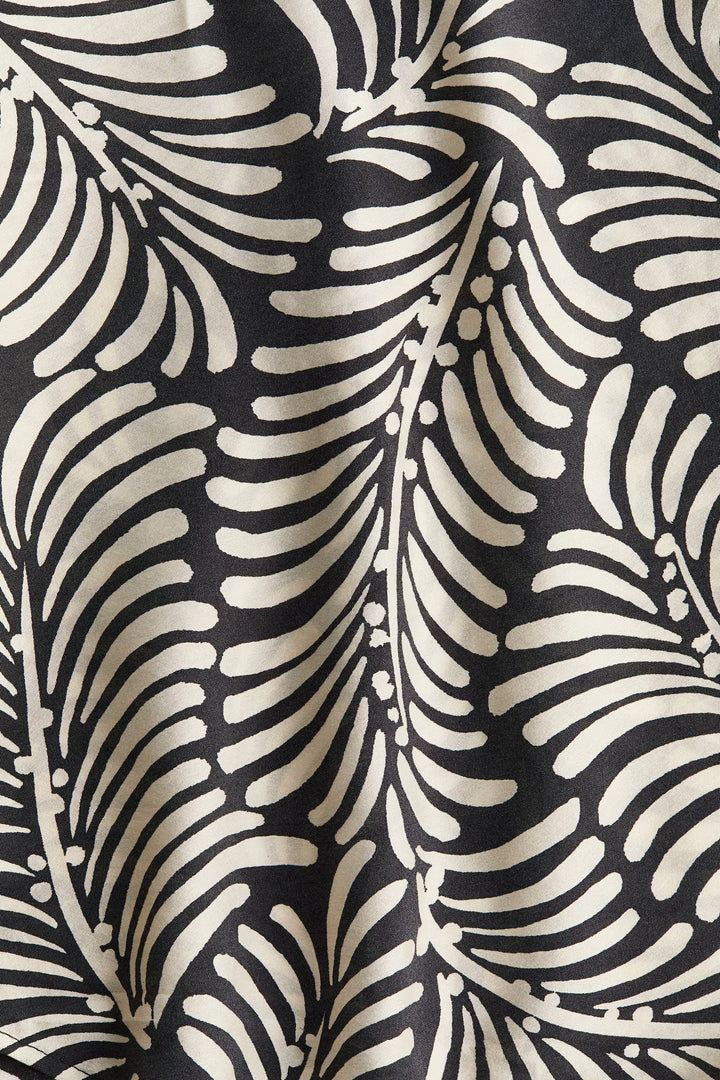 H&M Oversized Tie-Neck Blouse