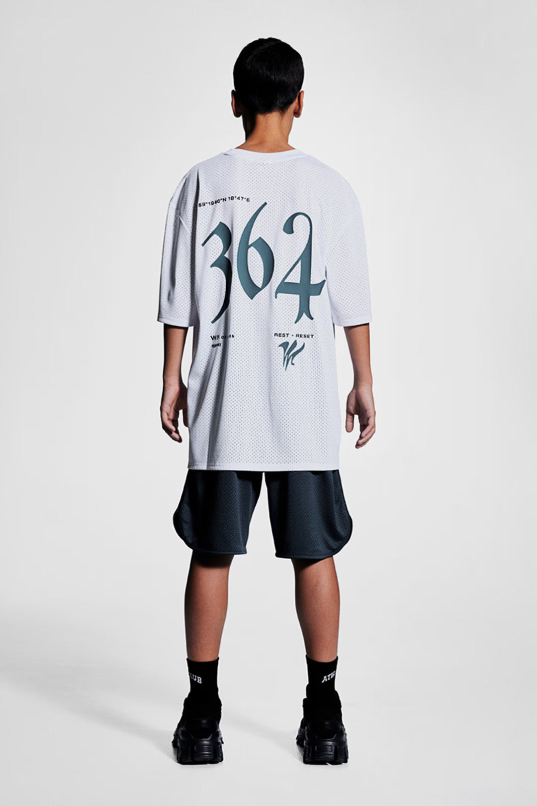 H&M Printed Mesh Sports Shirt with DryMove™