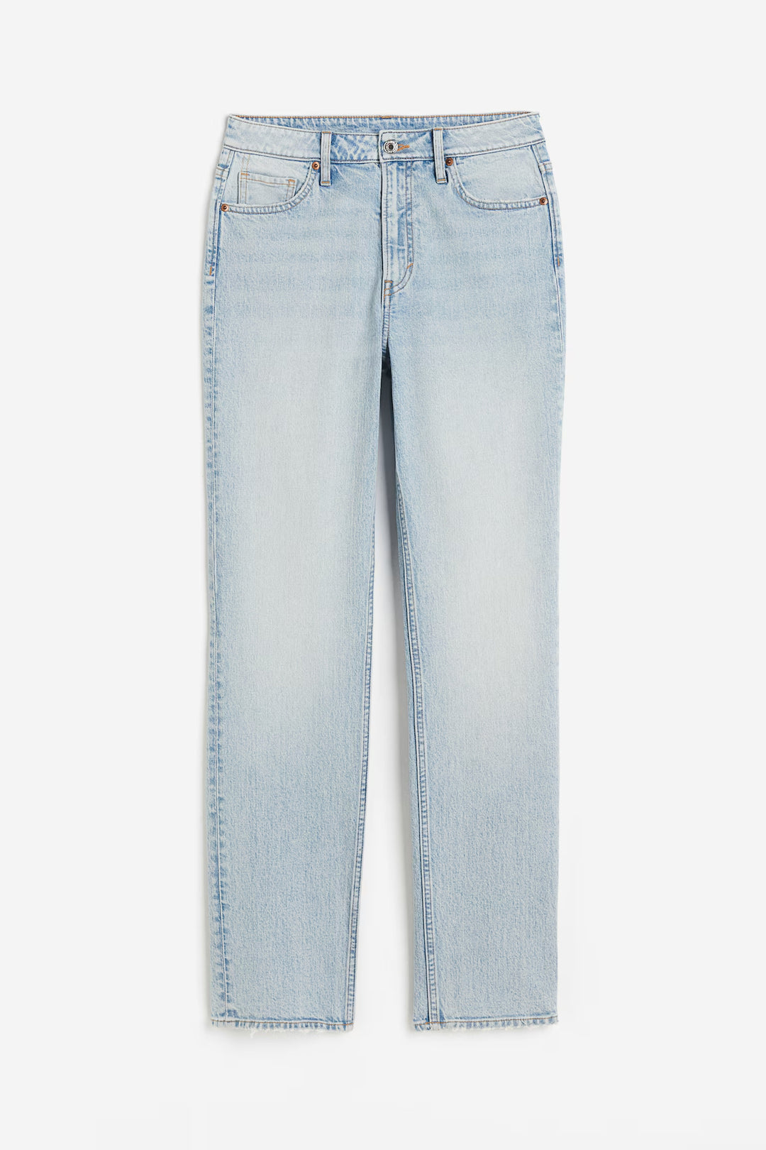 H&M High Rise Slim Straight Leg Jeans