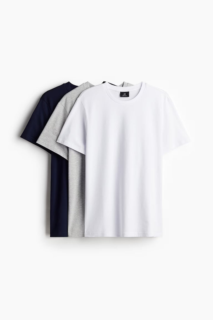 H&M 3-pack Regular Fit T-shirts