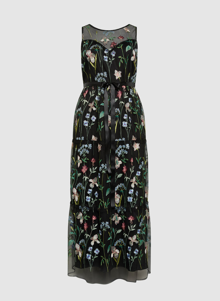 LAURA Floral Embroidered Dress