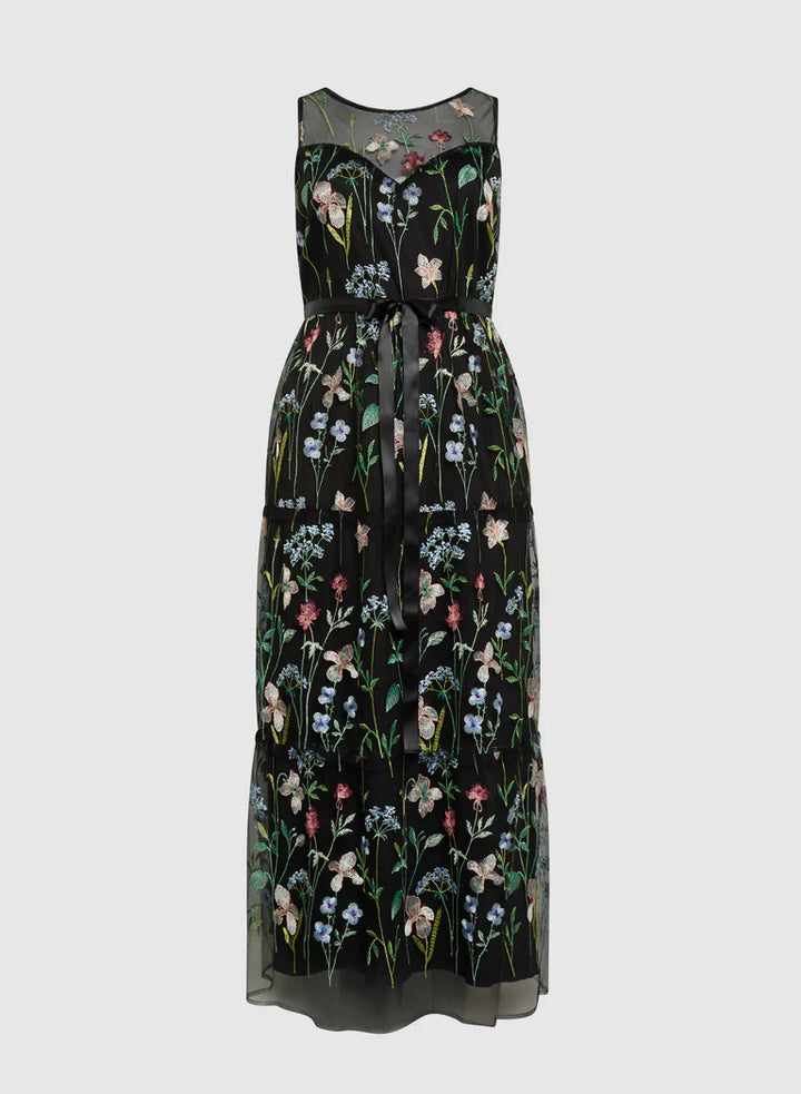 LAURA Floral Embroidered Dress