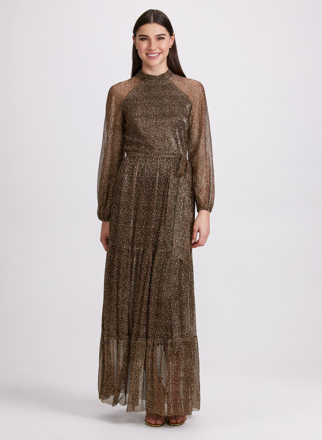 LAURA Lurex Maxi Dress
