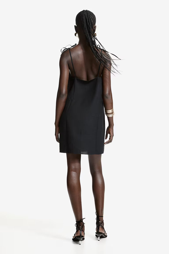 H&M Dress with Tie Shoulder Straps