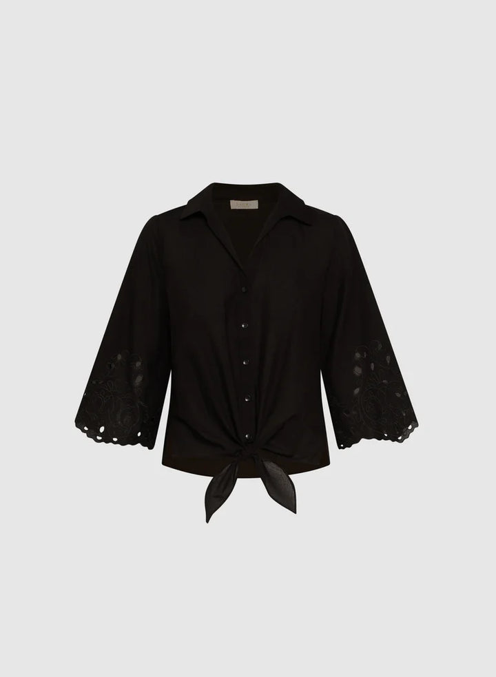 LAURA Embroidered Sleeve Blouse
