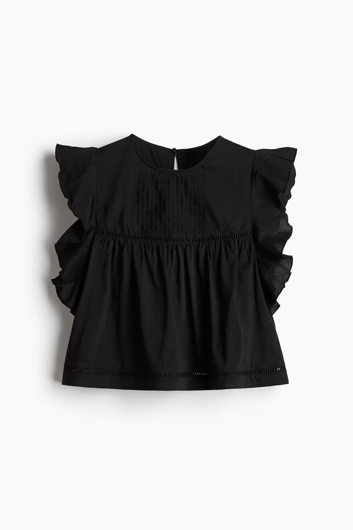 H&M Flutter-Sleeved Blouse