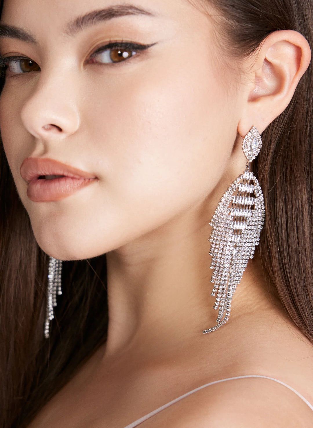 Laura Cubic Zirconia Chandelier Earrings