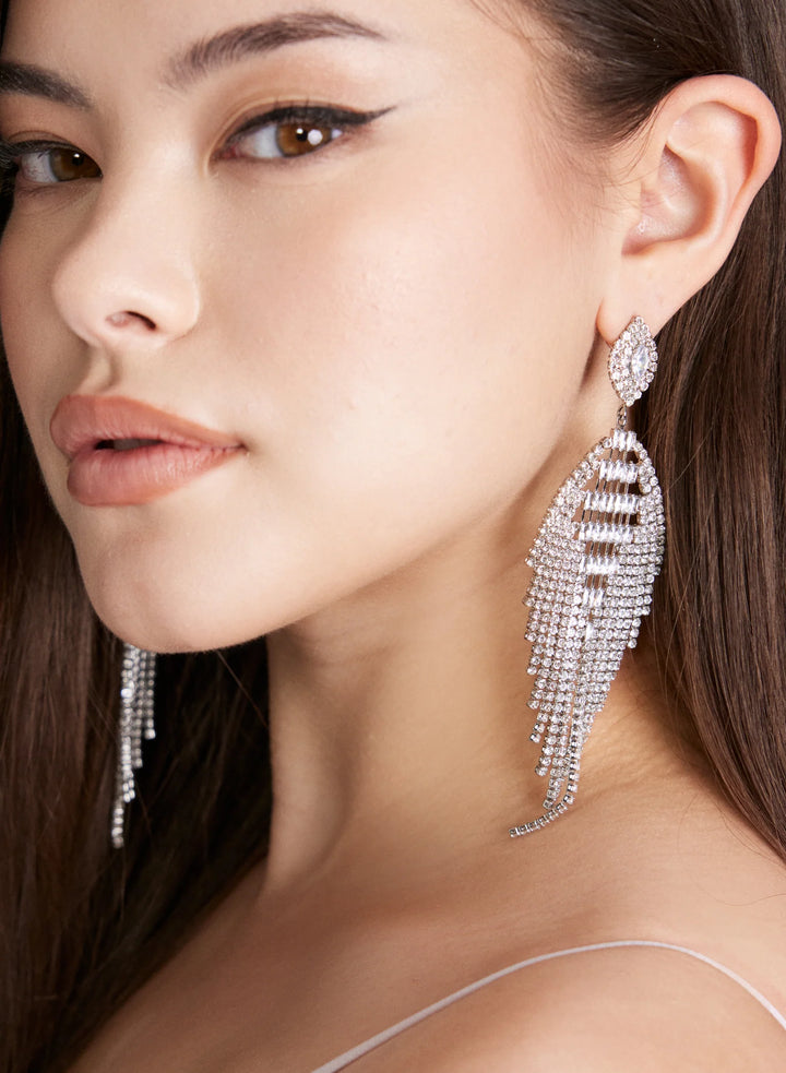 Laura Cubic Zirconia Chandelier Earrings