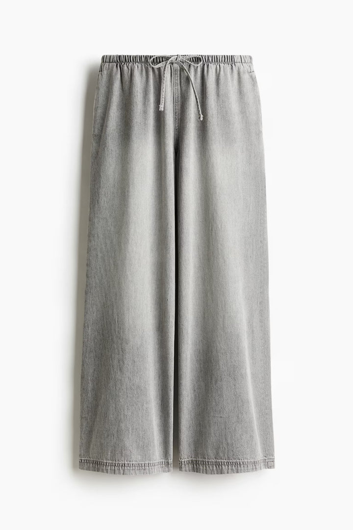 H&M Denim Drawstring Pants