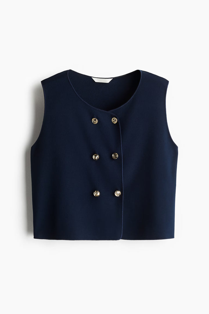 H&M Double-Breasted Vest