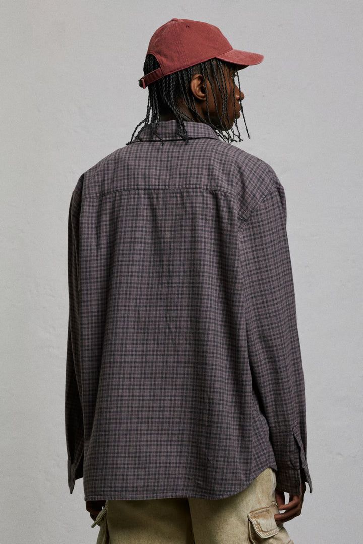 H&M Loose-Fit Flannel Shirt