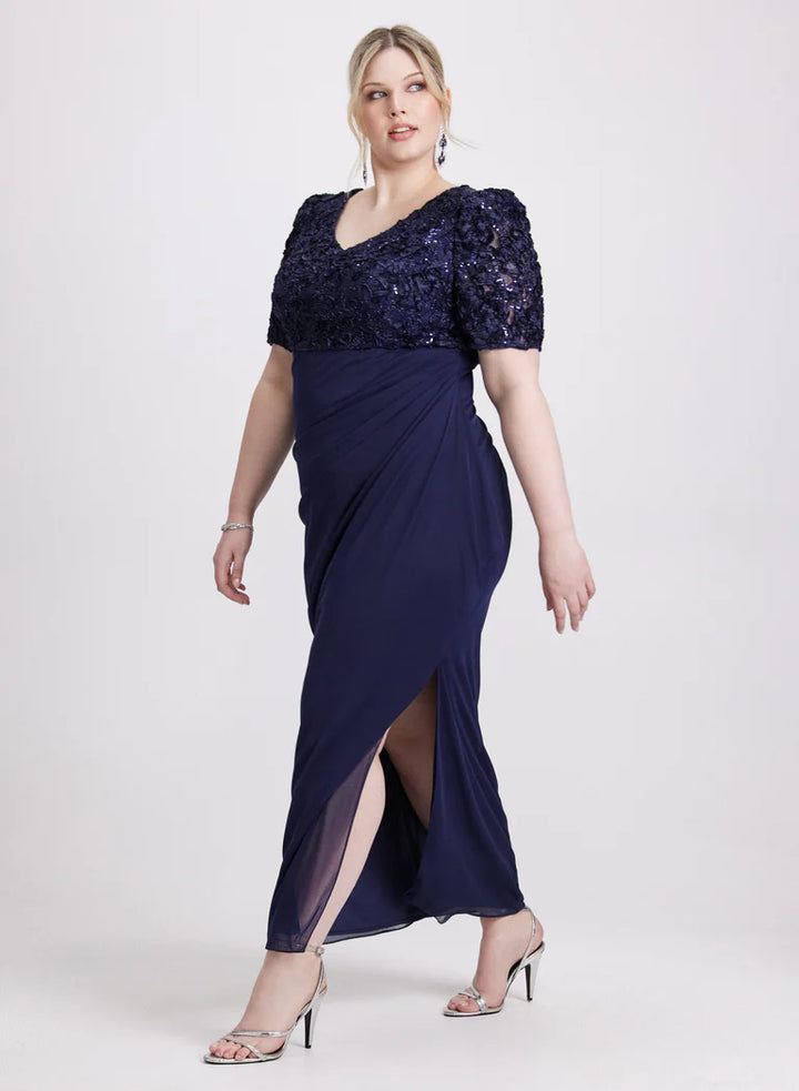 LAURA Sequin Empire Dress
