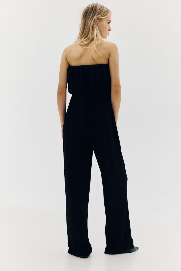 H&M Ribbed Bandeau Jumpsuit