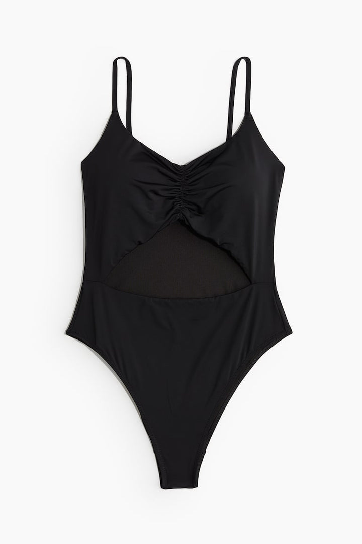 H&M Padded-Cup High-Leg Swimsuit