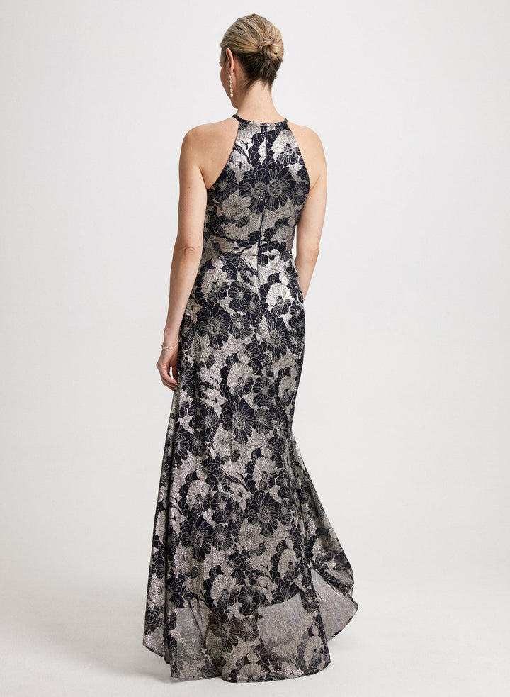 LAURA Foil Floral Dress