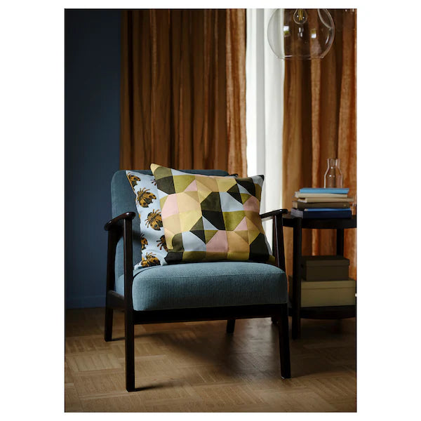 IKEA EKENÄSET Armchair, Kelinge gray-turquoise
