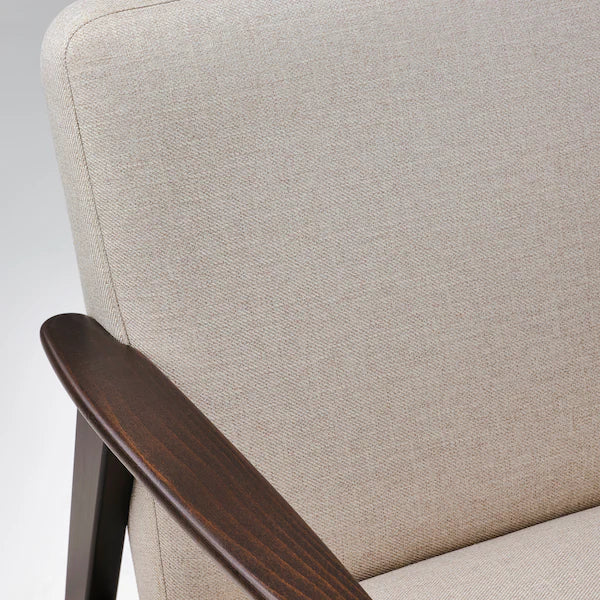 IKEA EKENÄSET Armchair, Kilanda light beige