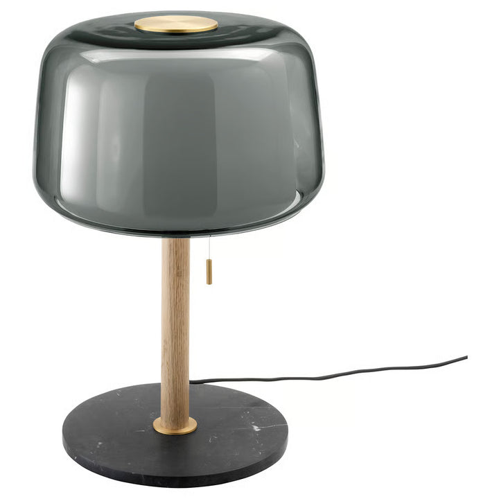 IKEA EVEDAL Table lamp, marble/gray