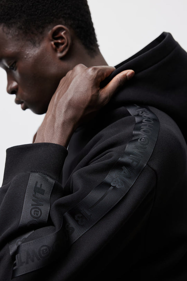 H&M Loose Fit Hoodie with Side Stripes