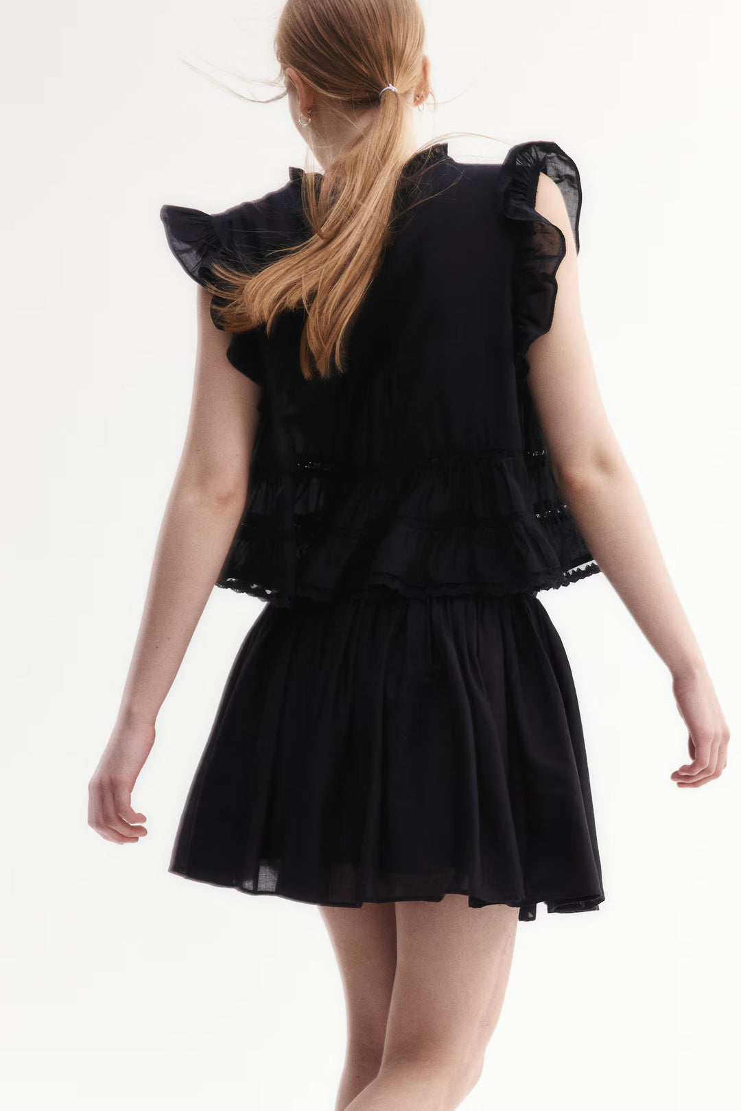 H&M Blouse with Pintucks