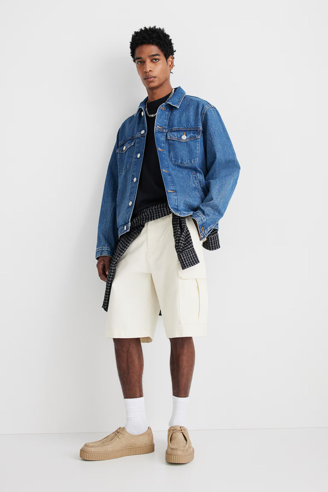 H&M Baggy Fit Cargo Shorts