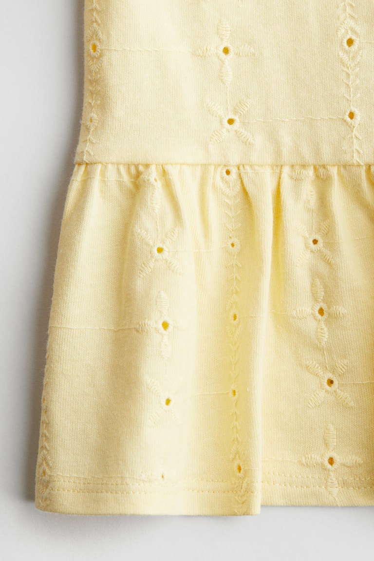 H&M Eyelet-Embroidered Dress