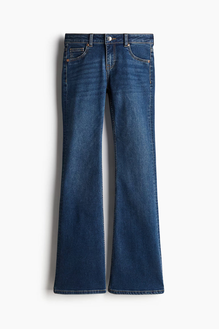 H&M Low Rise Flared Leg Jeans