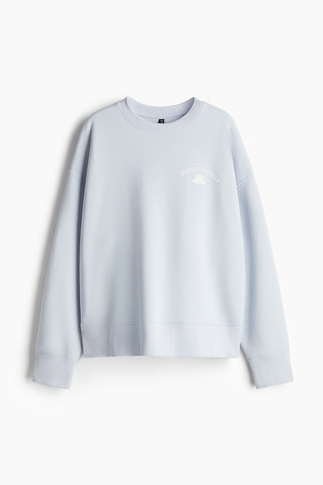 H&M Oversized Sweatshirt with Motif
