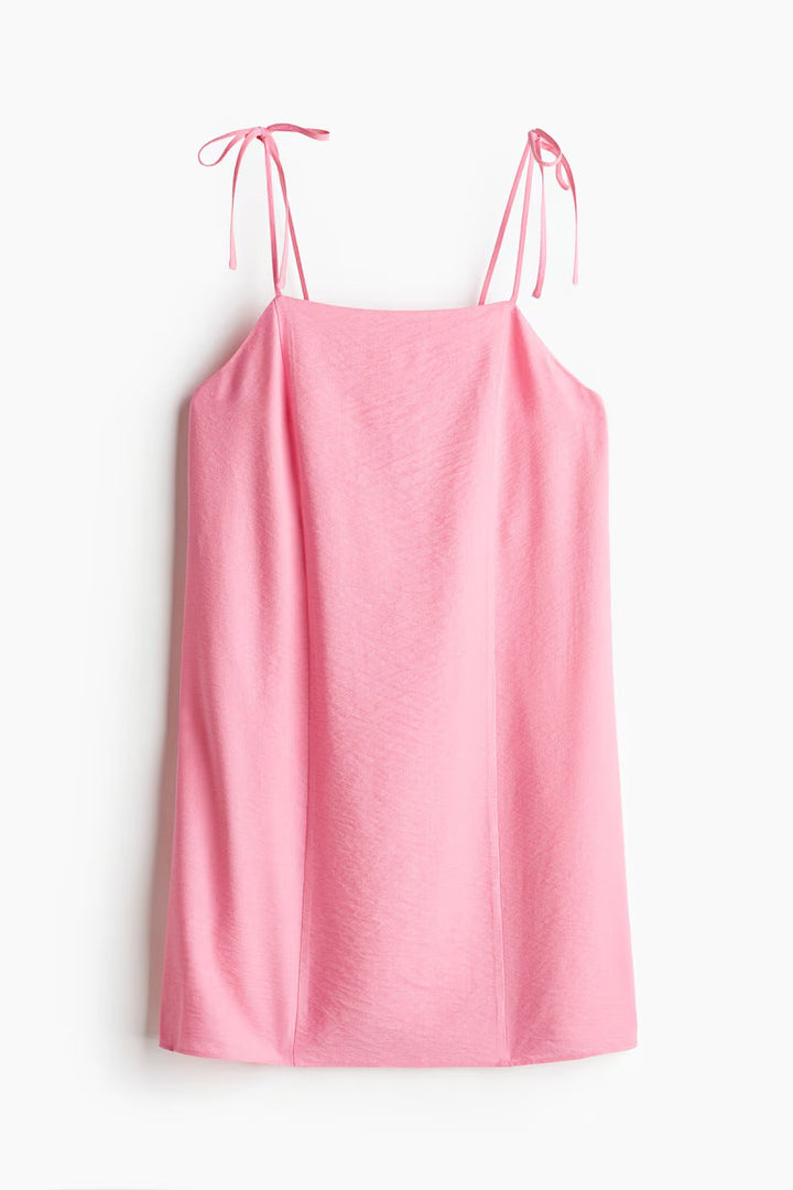 H&M Dress with Tie Shoulder Straps