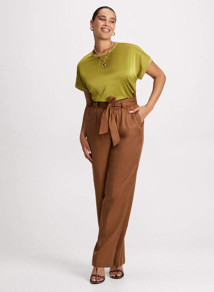 LAURA Olivia Tencel Wide-Leg Pants