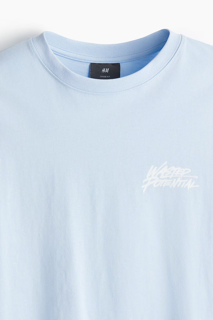 H&M Loose Fit Printed T-shirt