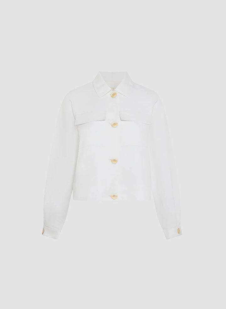 LAURA Short Linen Jacket