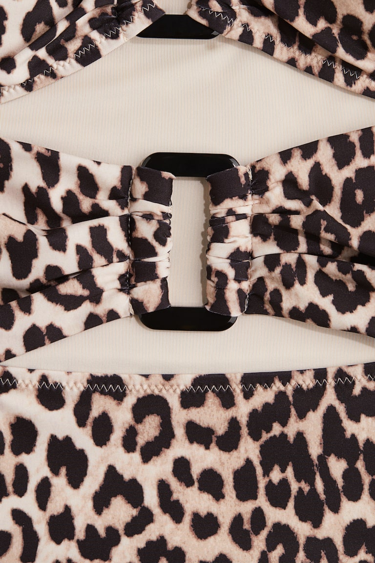 H&M Padded-Cup High-Leg Swimsuit