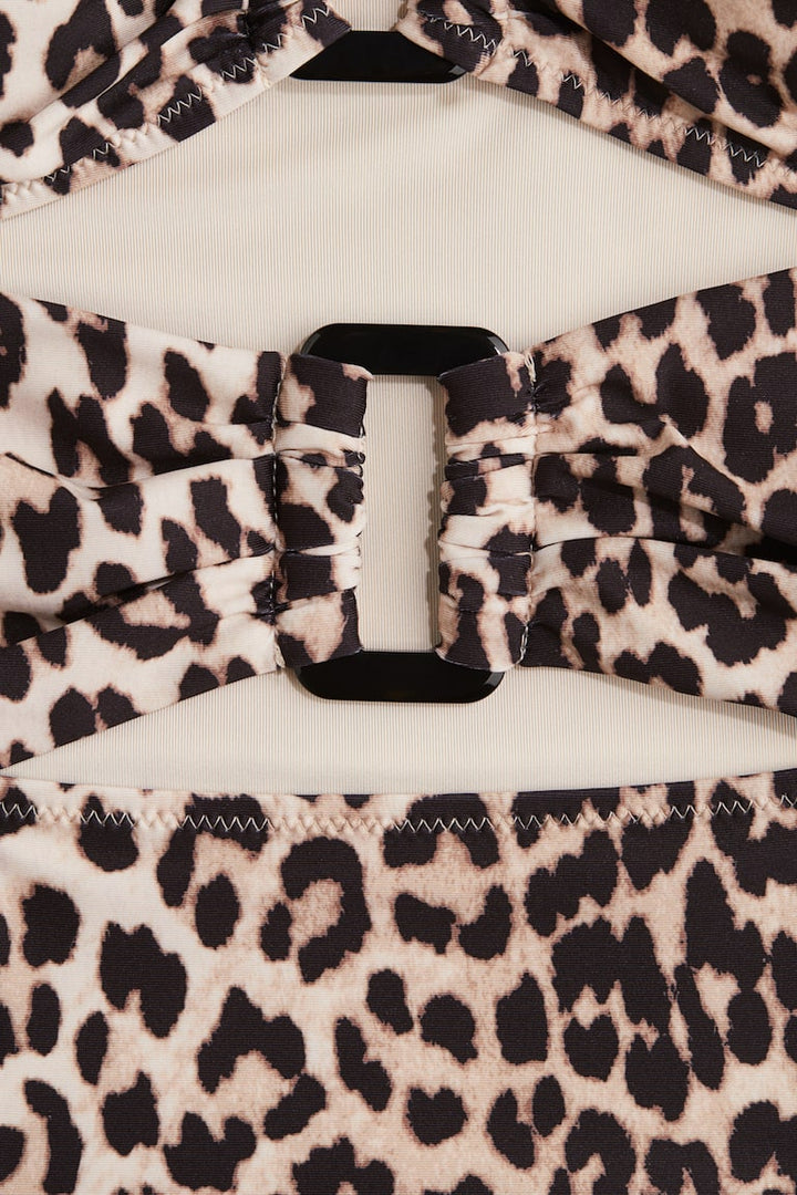 H&M Padded-Cup High-Leg Swimsuit