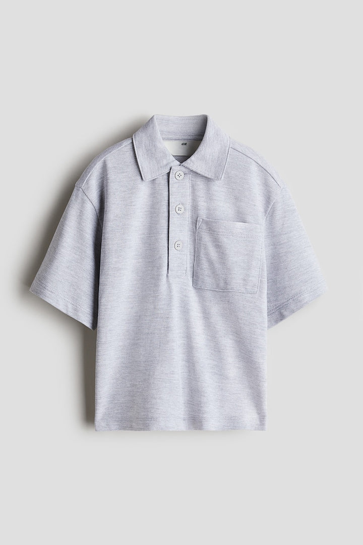 H&M Cotton Piqué Polo Shirt