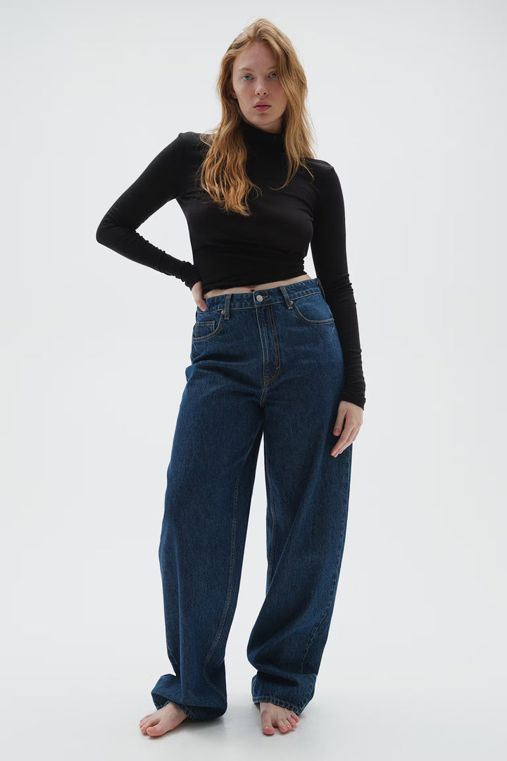H&M Curvy Fit Baggy High Jeans