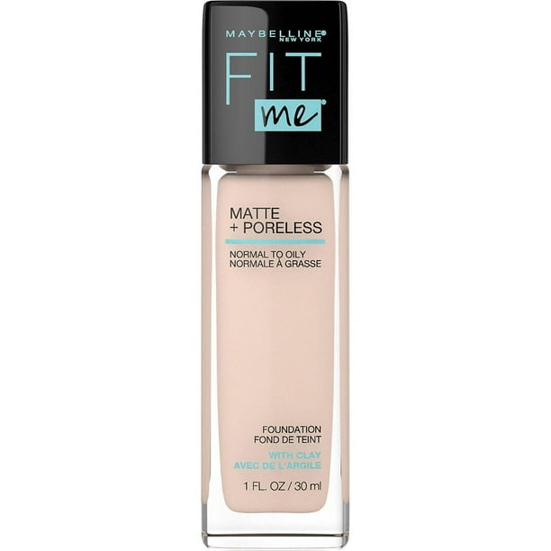 Maybelline New York Fit Me®, Matte + Poreless Liquid Foundation, Fit Me Matte + Poreless Foundation