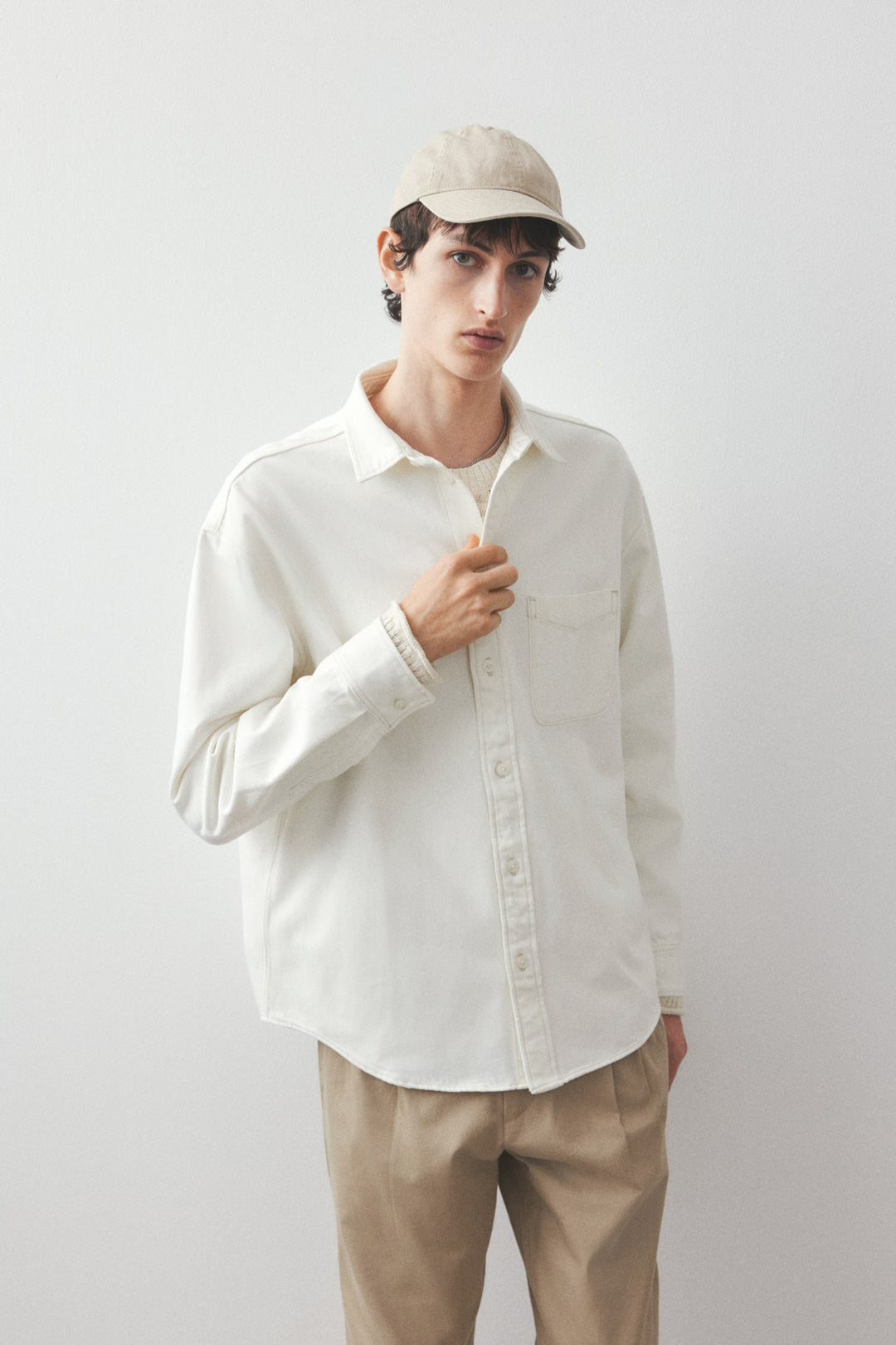 H&M Loose-fit Denim Shirt