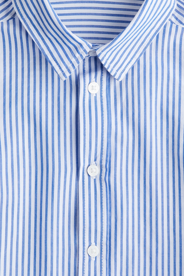 H&M Long-sleeved Cotton Shirt
