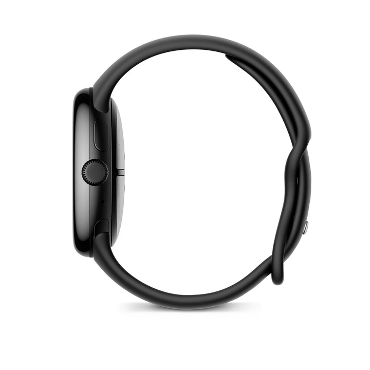 Google Pixel Watch 3 (45mm) - Android Smartwatch with Heart Rate Tracking, Advanced Running From Fitbit, Fitness Insights, 24-Hour Battery - Matte Black Aluminum Case - Obsidian Band - LTE
