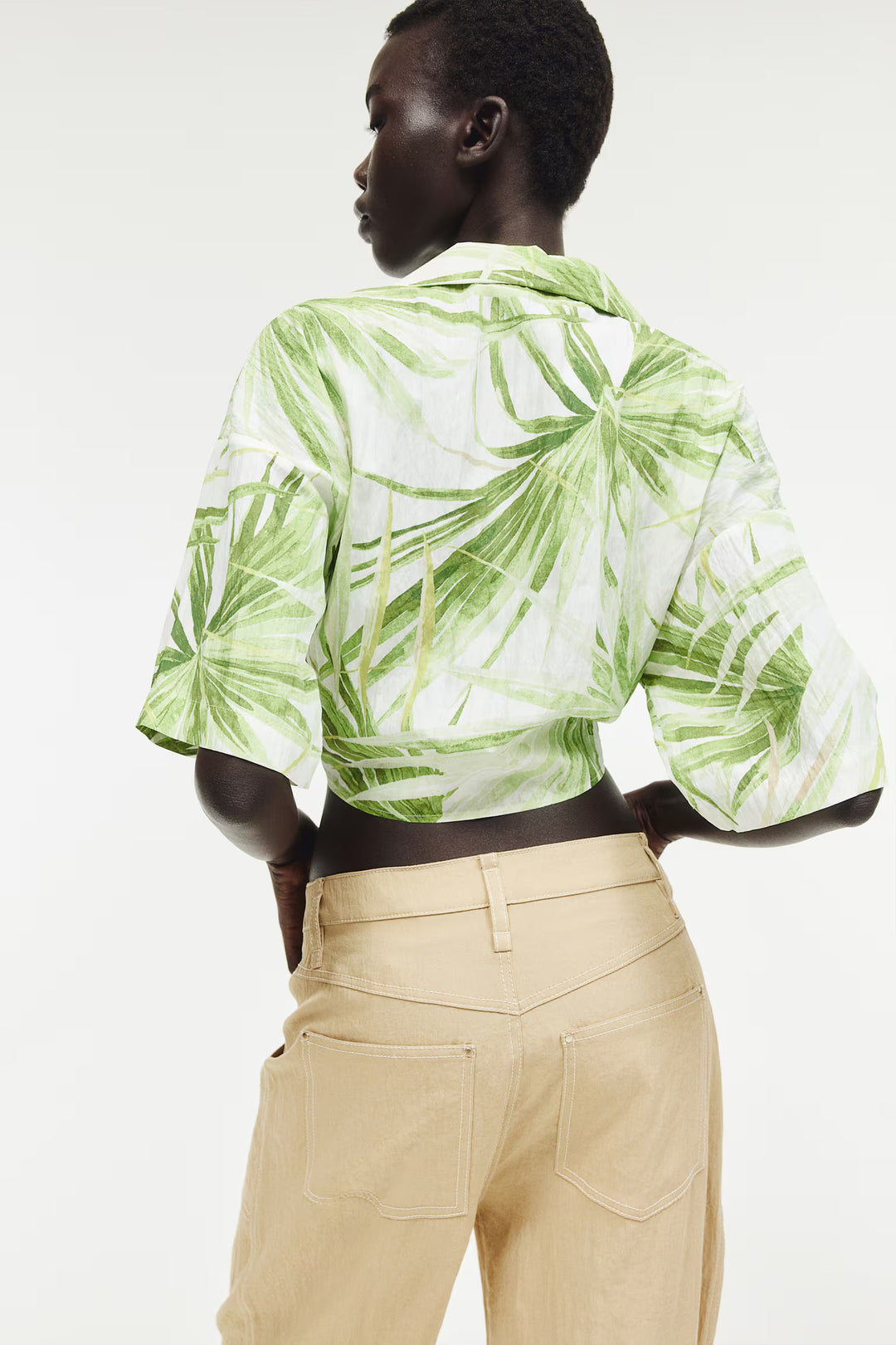 H&M Blouse with Tie Detail