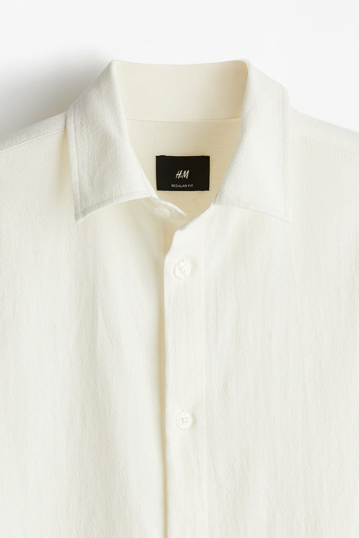 H&M Regular Fit Textured shirt