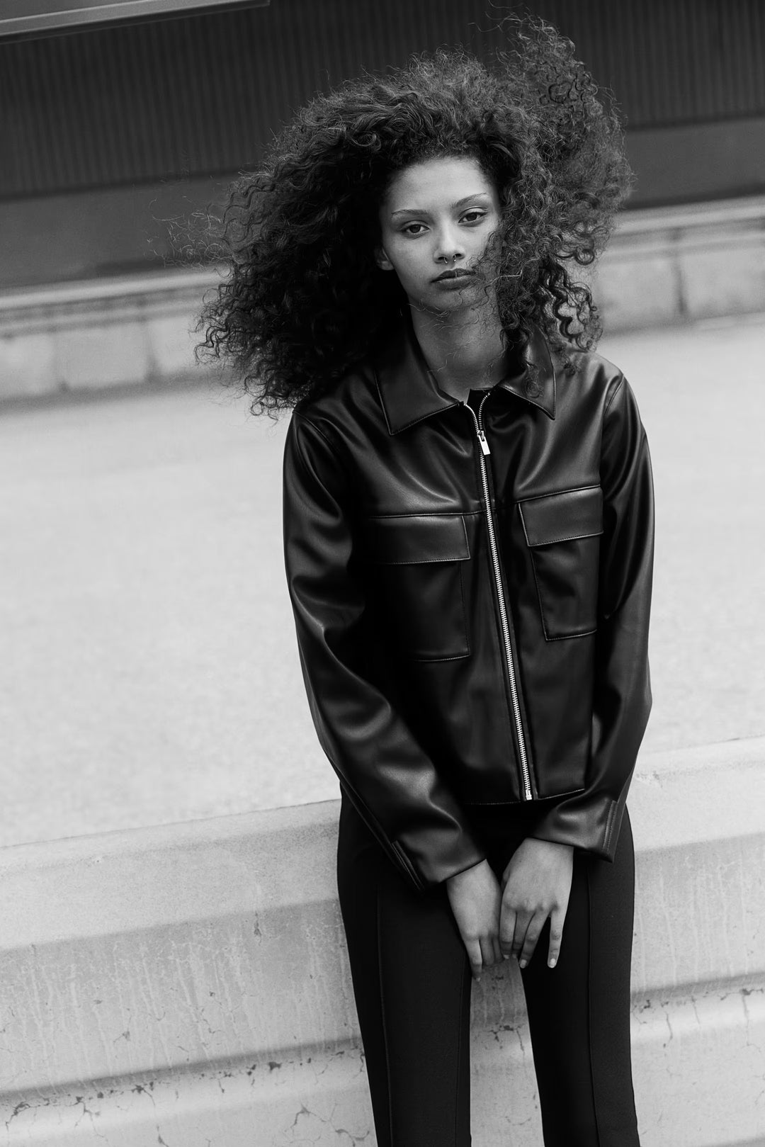 H&M Coated Jacket