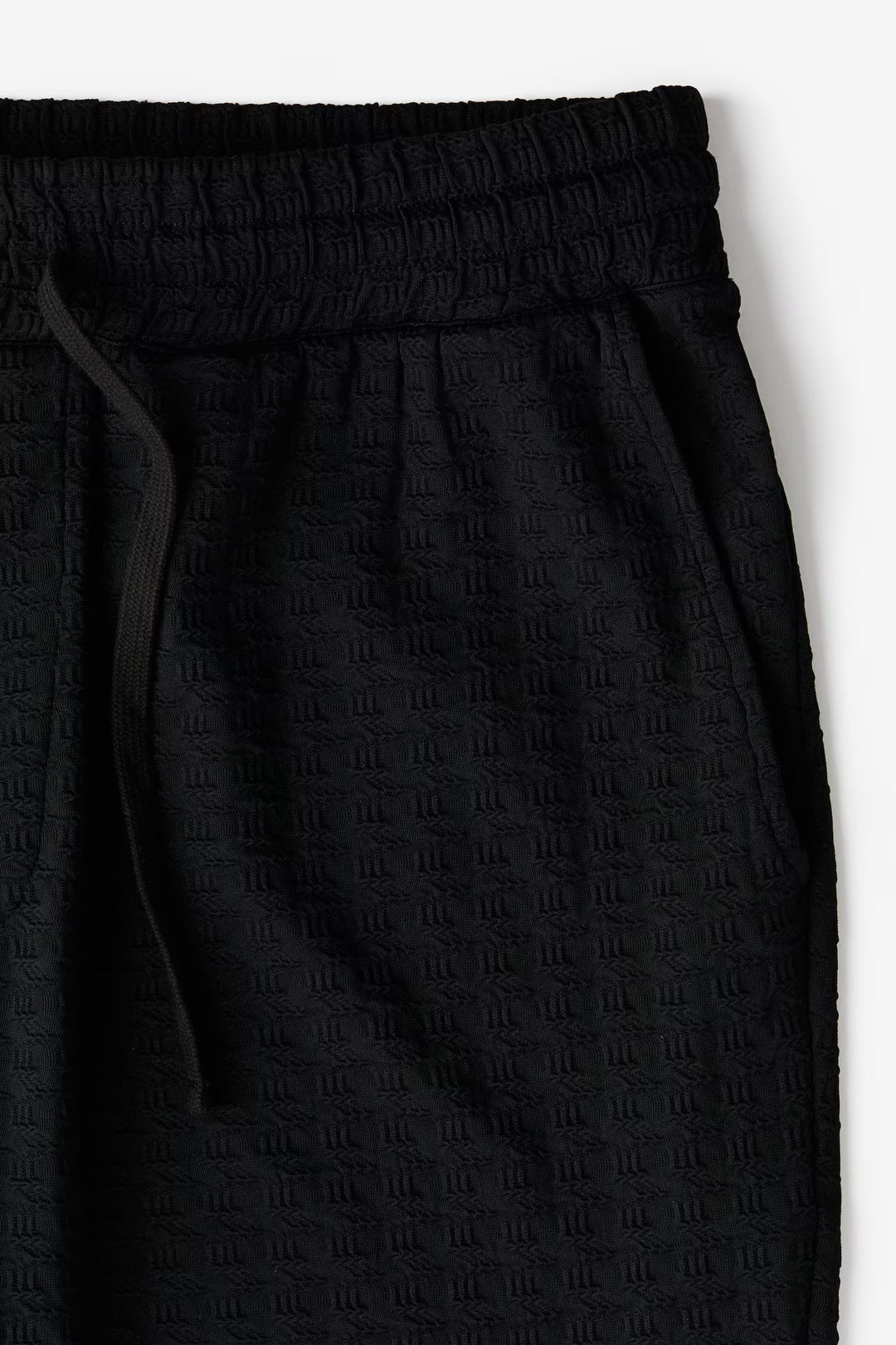 H&M Regular Fit Textured Sweatshorts
