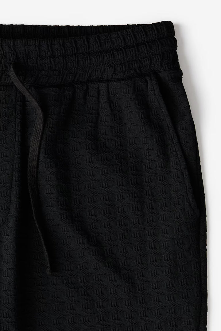 H&M Regular Fit Textured Sweatshorts