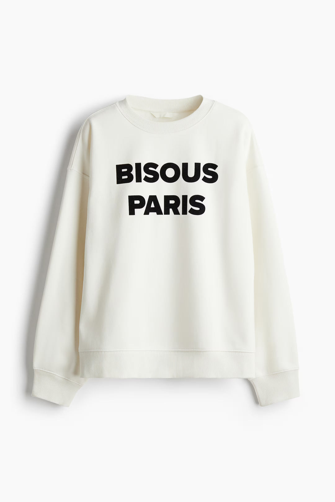 H&M Sweatshirt with Text Motif