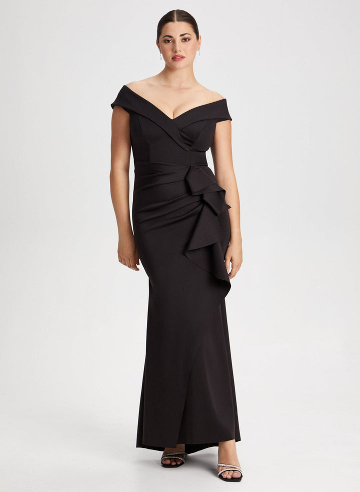 LAURA Wrap Style Mermaid Dress