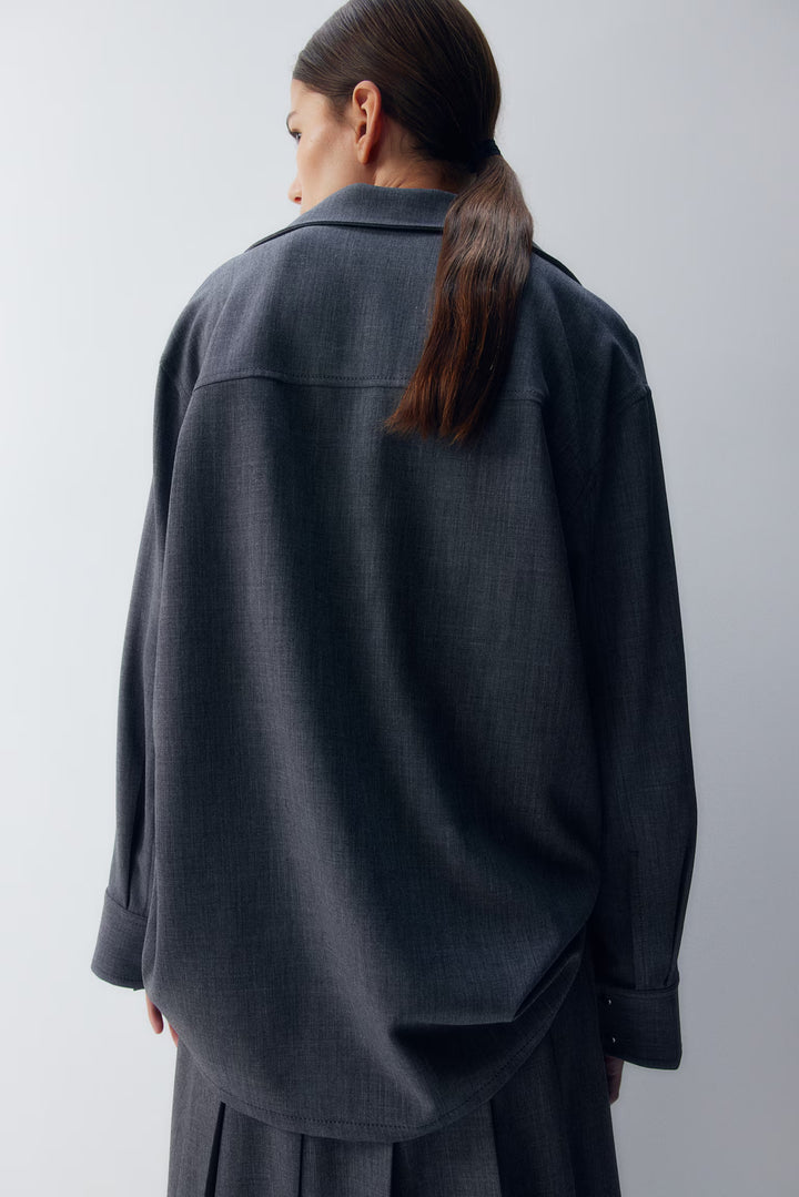 H&M Twill Pullover Shirt